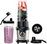 La Reveuse Personal Size Blender for Shakes Smoothies,400W, with 2 x 24 Oz Blending Cups and 2 Spout Lids,BPA-free