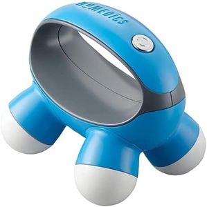 HoMedics Quatro Mini Hand-Held Massager with Hand Grip, Battery Operated (Color May Vary)