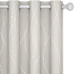 Deconovo Blackout Kitchen Curtains,