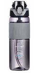 FunBlast Water Bottle 1100 ML with Straw and Sipper - Tritan Unbreakable Water Bottle Leak Proof Durable BPA Free Non-Toxic Water Bottle for Home, Office, Gym, Trekking (Black_2, Pack of 1)