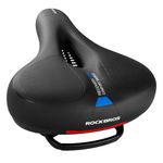 ROCKBROS Gel Bike Saddle, Comfortable Ergonomic Saddle for MTB Bicycle, Breathable Refective Shockproof Saddle for Men Women