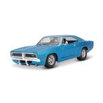 1969 Dodge Charger R/T Hemi Blue 1/25 Diecast Model Car by Maisto