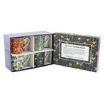 Leonardo Collection William Morris Mugs Set of 4, Porcelain, 4 Count (Pack of 1), 330 milliliters