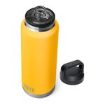 YETI Rambler 46 oz Bottle, Vacuum Insulated, Stainless Steel with Chug Cap, Alpine Yellow