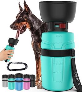 lesotc Pet Water Bottle for Dogs, Dog Water Bottle Foldable, Dog Travel Water Bottle, Dog Water Dispenser, Lightweight & Convenient for Travel BPA Free