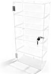 5 Shelf Acrylic Display Case with L