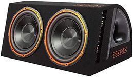 Edge Car Audio EDB12TA Twin 12 Inch Active Bass Enclosure with built in amplifier