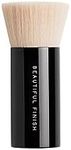 bareMinerals Beautiful Finish Foundation Brush, Foundation Blending Brush, Holds Loose Powder Foundation, Build Coverage, Synthetic Fibers, Vegan