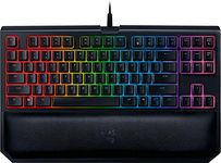 Razer Blackwidow Te Chroma V2 Mechanical Gaming Keyboard: Yellow Key Switches - Linear and Silent - Chroma Rgb Lighting - Magnetic Wrist Rest - Programmable Macro Functionality - Classic Black