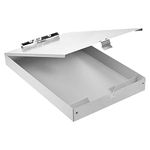 Amazon Basics Aluminum Storage Clipboard - 14" x 9", Two-Tier, Standard Clip