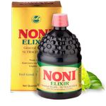 Noni Elixir General Health Care Noni Fruit Extract (500 ML) | Made with Natural & Original Noni Fruit Extract, Kokum & Licorice | Rich in Vitamins & Antioxidants | Nutraceutical Noni Gold (Pack of 1)