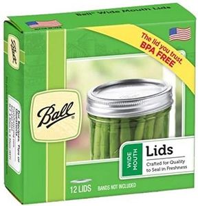 12 x Ball Replacement Wide Mouth Jar Lids