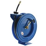 Zephyr Heavy-Duty Auto-Retractable High Pressure Washer Hose Reel - Blue | Pressure Washer Hose Reel 6MMX15MTR Heavy Duty