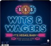 Mattel Games Wits & Wagers Board Game Vegas Edition, Party Game with Dry Erase Boards, Markers & Poker Chips for 5+ Players