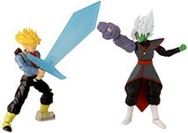 Dragon Ball Super - Dragon Stars Future Trunks vs Fusion Zamasu Battle Pack, Multicolor, 37166