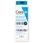 CeraVe Anti-Dandruff Hydrating Shampoo for Men & Women, Gently Cleanses Scalp & Hair While Reducing Flakes, Itchiness, and Irritation, Paraben-Free, Sulfate-Free, Suitable for All Hair Types. 355mL