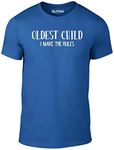 Reality Glitch Kids Oldest Child T-Shirt (7-8 Years - Royal Blue)