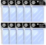 1000PS Penny Trading Card Sleeves for Board Game,Standard Size 66 * 91mm,Hold Perfect for Baseball,Football,Magic,Yugioh Card Sleeves