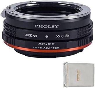 PHOLSY Lens Mount Adapter with Aperture Control Ring Compatible with Sony A Minolta AF Lens to Canon EOS RF Mount Camera Body for EOS R8, R50, R6 Mark II, R7, R10, R3, R5, EOS R5C, R6, EOS R, EOS RP