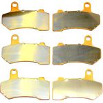 MC Brake Pads for Harley Davidson Street Glide FLHX 2008-2022/ Electra Glide FLHTCU Ultra Classic 08-2020/ Road King FLHR 08-22/ Road Glide FLTRX 2015-22/ FLTRU 2016-22 Sintered Copper Brakes MC409FR