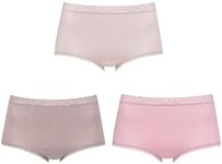 Wing/Wacoal EC3200 EC3230 Panties, Body Fabric Blend, Comfortable Fit, Soft Cotton for Daily Fit, Fluffy, Long Size, RP2, M