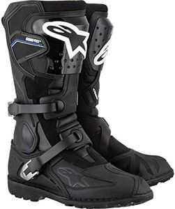 Alpinestars 3402-0375 Toucan Gore-Tex Men's Weatherproof Motorcycle Touring Boots (Black, US Size 7)