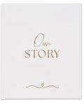 Anniversary Journal For Couples | 1 Year Anniversary Scrapbook & Photo Album Book | From 1st to 75th Wedding Anniversaries | Paper Gifts For Husband or Wife