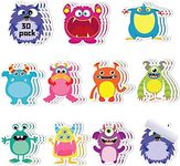 600 Sheets/30 Pads Cartoon Monster Sticky Note Cute Monsters Self Sticky Memo Pads Removable Funny Kawaii Cartoon Notepads for Kids Office School Student Classroom Goodies Rewards Tab Gifts