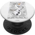 Disney Frozen Olaf Some People Are Worth Melting For PopSockets Standard PopGrip