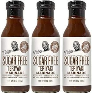G Hughes Sugar Free Original Teriyaki Sauce 13 oz (3 Pack)-SET OF 2