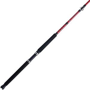 PENN Mariner III Boat Conventional Fishing Rod,Black/Red, 6'6" - Medium Heavy - 1pc - 30-50lb