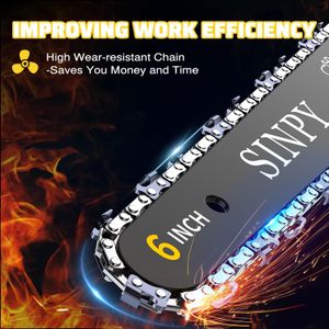 SINPY 6" Cordless Mini Chainsaw – Lightweight Handheld Electric Saw