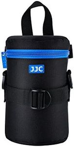 JJC Deluxe Lens Case Pouch Bag for Canon EF 24-70mm f4L/75-300mm f4-5.6/100-300mm f4.5-5.6, Nikon AF 70-300mm f4-5.6G/AF-S 55-300mm f4.5-5.6, Tamron 28-75mm f2.8 & More Lens below 3.1" x 6.1"(D x L)