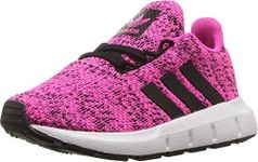 Adidas ORIGINALS Kids Baby Girl's Swift Run INF Toddler Shoes, Runners, Shock PinkBlack 6 M US Toddler M