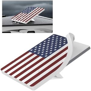 Starlink Mini Protective Cover Case, Hailproof Liquid Silicone Protective Case for Starlink Mini Dish, Starlink Minis Accessories Waterproof Shockproof Portable for Outdoor Camping, Flag