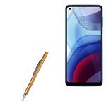 BoxWave Stylus Pen Compatible with Motorola Moto G Power (2021) - FineTouch Capacitive Stylus, Super Precise Stylus Pen for Motorola Moto G Power (2021) - Champagne Gold