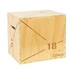 ZUKAM Wood Plyometric Jump Box- 3-i