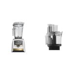 Vitamix A3500 Ascent Series Smart Blender (64 oz.) + 12-Cup Food Processor Attachment