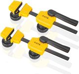 KATA 2 Pack Bench Dogs Clamps Woodworking 3/4", Dog Hole Clamp for Work Bench, Up to 155 Lbs Clamping Force, Quick Clamp and Release Wood Clamps for 19mm Bench Dogs