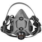 North by Honeywell Medium Black Elastomeric/Silicone Half Mask 5500 Series Facepiece