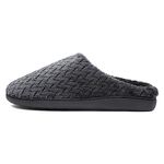 The Slipper Company Cal Mens Grey Mule - Size 8 UK - Grey