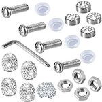 14 Pieces Bling License Plate Screw