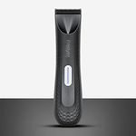 Predyee Manscape Trimmer for Men - IPX7 Waterproof Ball/Body Trimmer w/LED Light & Ceramic Blade, 120Min Groomer for Pubic/Groin/Chest, USB-C Fast Charge, No Nicks, Gifts for Him Dad Husband