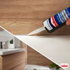UniBond Anti-Mould Sealant, 274g – White Bathroom & Kitchen Caulk