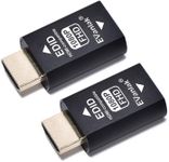 EVanlak 3rd Generrtion Hdmi Edid Emulator Passthrough Eliminated Emulator Adapter Work with Mac Thunderbolt to HDMI Switches/Extender/AV Receiver/Video Splitters -1920X1080@59hz-2pack