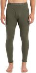 Icebreaker Men's Standard 175 Everyday Cold Weather Leggings-Wool Base Layer Thermal Pants with Fly, Loden Green, X-Large