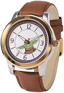 Star Wars Unisexes-Adultes Analogique Quartz Montre avec Bracelet en Cuir WDS001058