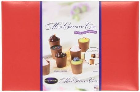 Lang’s Chocolates – Milk Chocolate Cups – Gluten-Free, Kosher Certified – Add Mousse, Dessert, or Liqueur – Perfect for Entertaining – 64 Count
