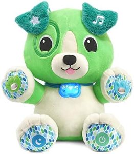 LeapFrog My Pal Scout Smarty Paws, Infant Plush Toy with Personalization, Music and lullabies, Learning Content for Baby to Toddler, English Version