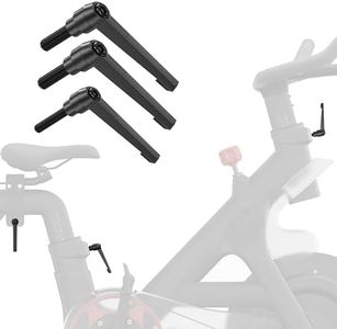 Crostice Replacement L Handle Full Pack Compatible with Peloton Original Bike & Bike+, for Bicycle Seat Handle Slider & Screen Riser, Accessories Adjustment Alloy Grip Parts -3 Set